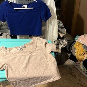 Bundle deal on two crop tops